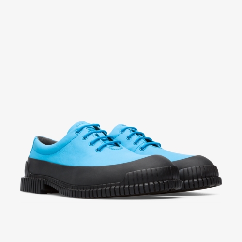 Camper Pix Mens Formal Shoes US-23757 Neon Blue / Black Online